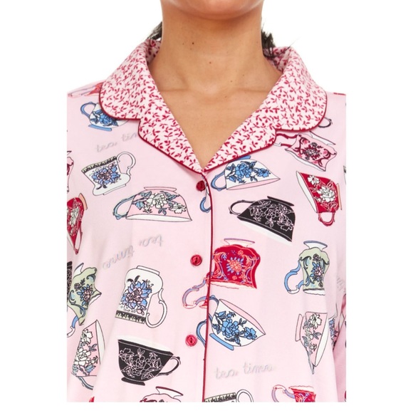 Flora Nikrooz Ladies Notch Collar Pj Set - Picture 9 of 10